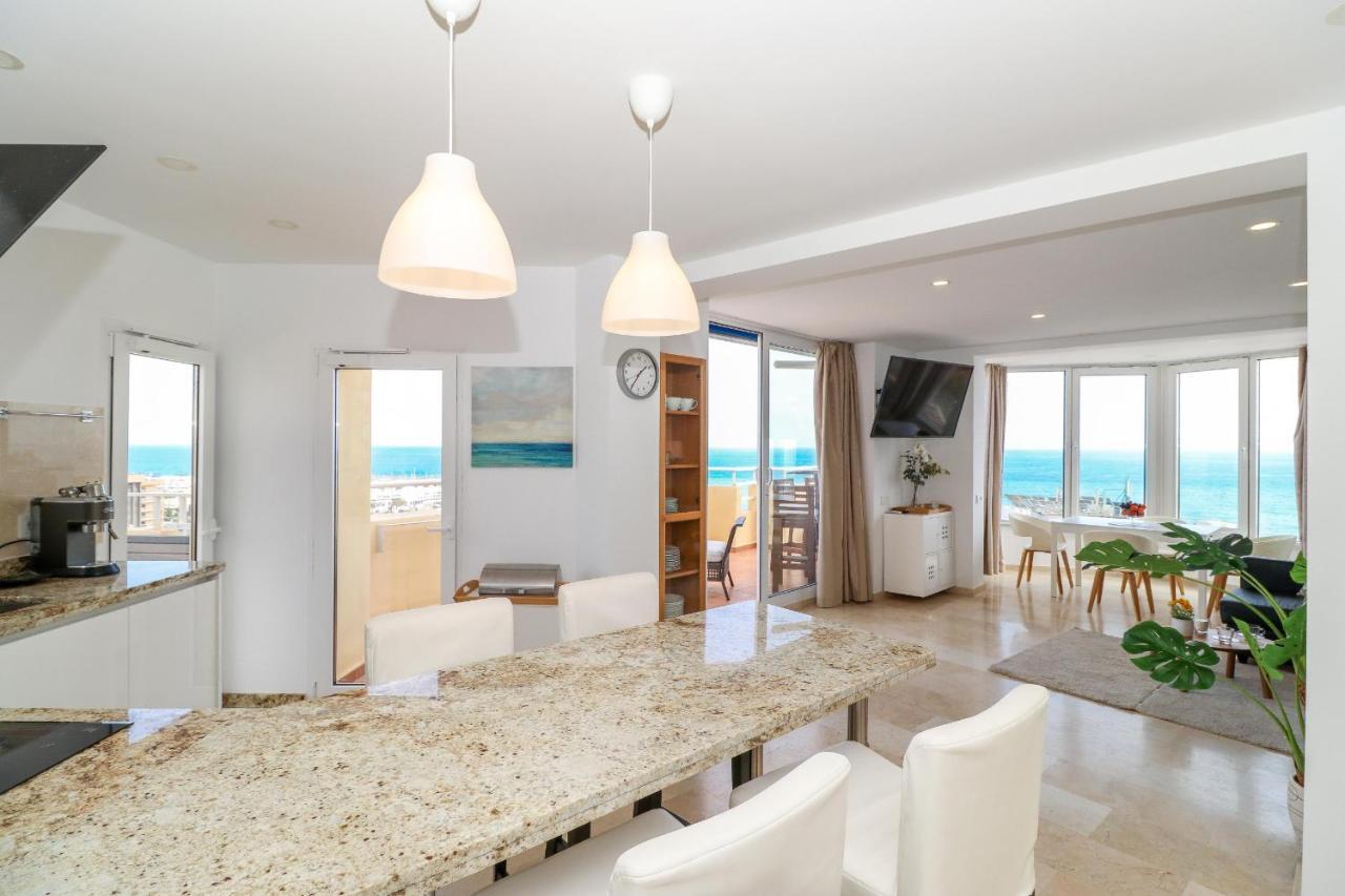 Ferienwohnung Penthouse With Panoramic Views - Puerto Marina Benalmádena Exterior foto