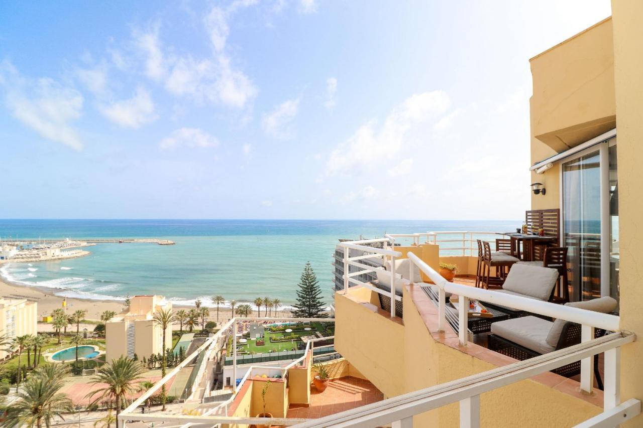 Ferienwohnung Penthouse With Panoramic Views - Puerto Marina Benalmádena Exterior foto