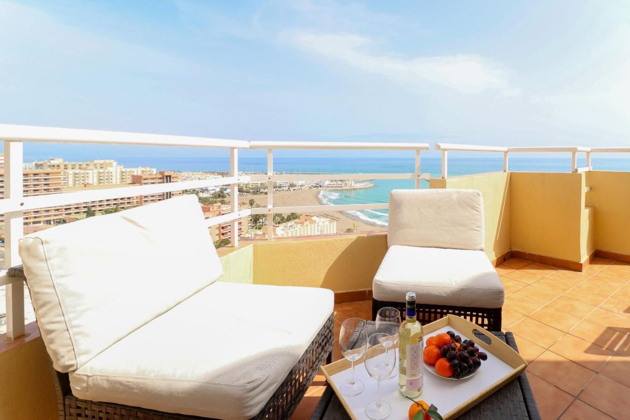 Ferienwohnung Penthouse With Panoramic Views - Puerto Marina Benalmádena Exterior foto