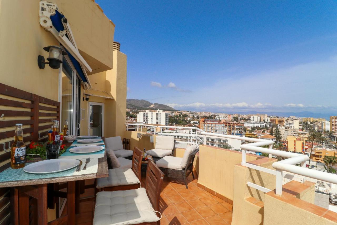 Ferienwohnung Penthouse With Panoramic Views - Puerto Marina Benalmádena Exterior foto